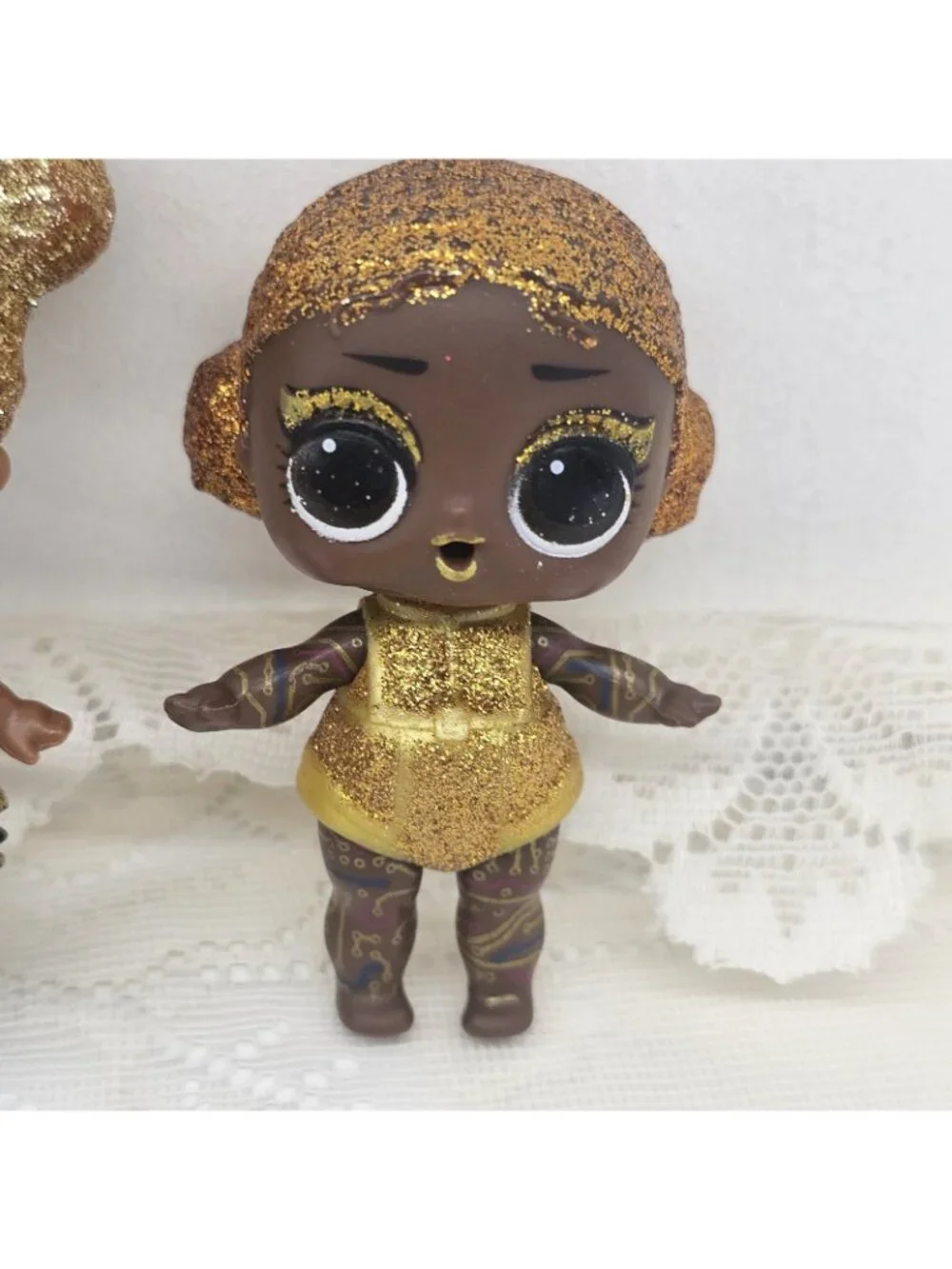 LOL Surprise Doll Lot Queen Bee Big Sister & Lil Lil Boss Queen Glitter Rare